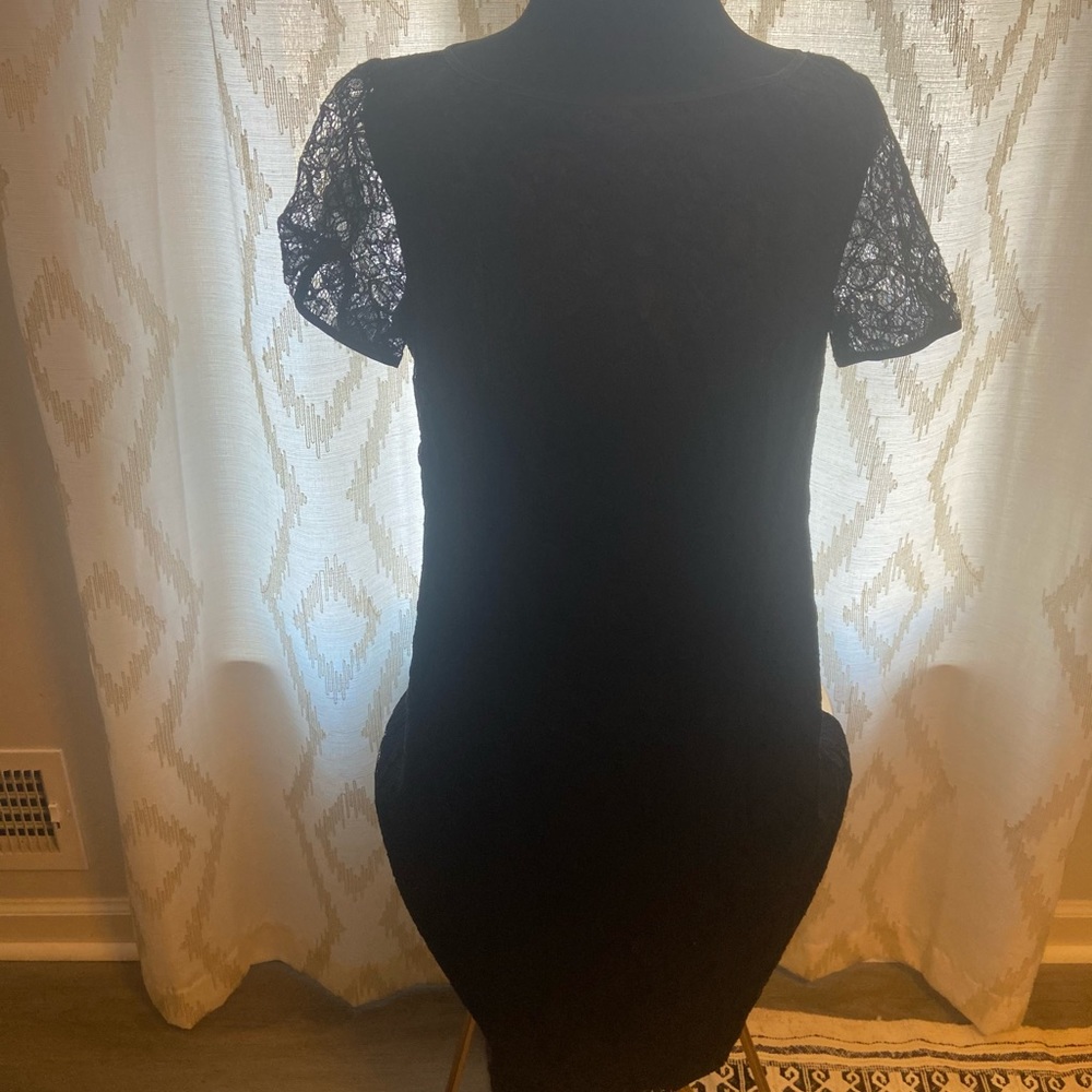 Black lace dress
